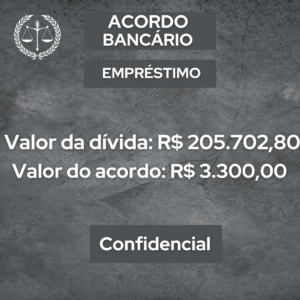 Acordo Bancário - Empréstimo